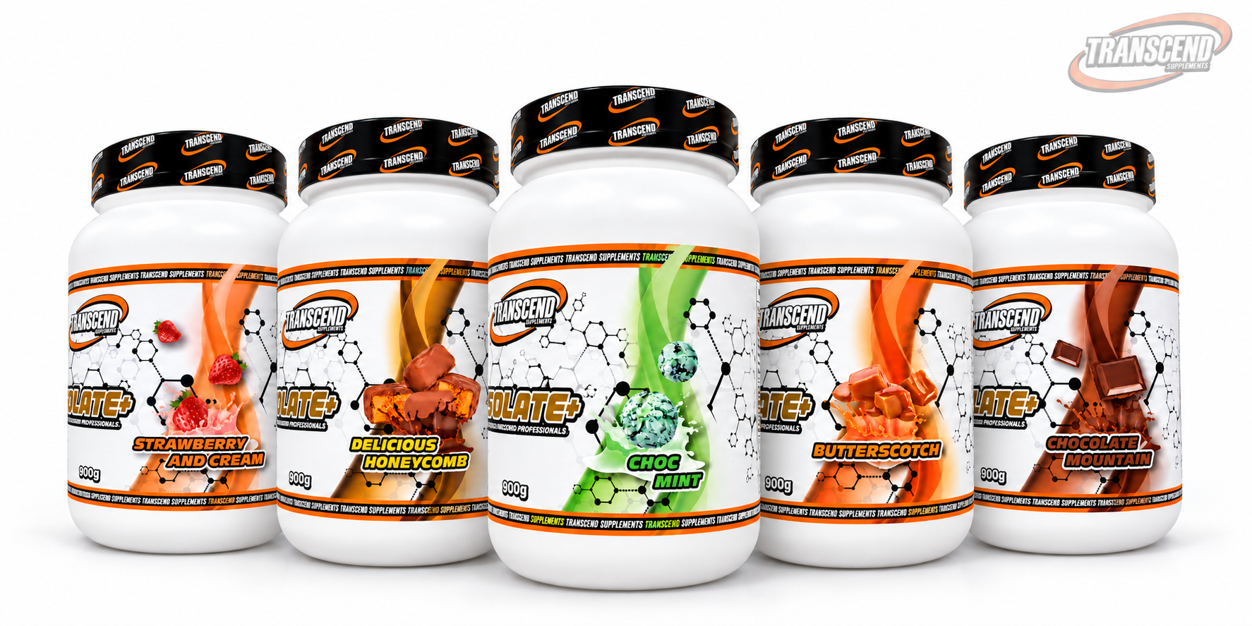 Transcend Supplements Isolate Plus 900g 30 Serve